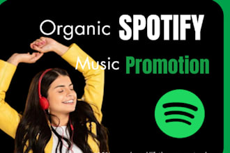 do organic spotify music promotion to real listeners