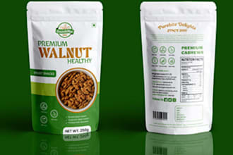 design custom pouch, coffee packaging, and product labels