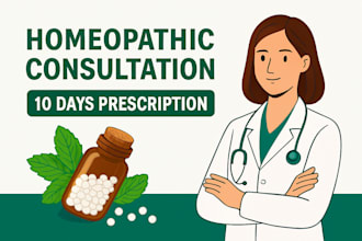 provide a 10 day personalized homeopathic prescription for your health issue