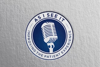 design a smart and creative logo for your academic podcast