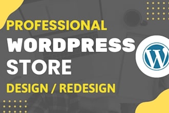 make a professional woocommerce or wordpress website