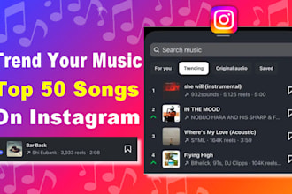 make your songs top 50 trending on instagram