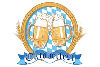 design high quality oktoberfest mascot logo with unlimited revisions