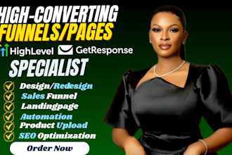 do gohighlevel landing page, ghl landing page, funnel, ghl sales funnel expert
