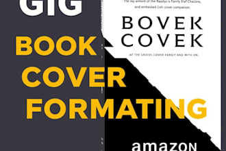 format book cover, cover design