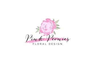 design unique boutique floral studio logo