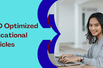 write clear, informative, and educational articles