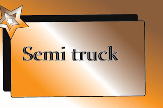 design professional semi truck, box trailers, vehicle and long trailer wrap