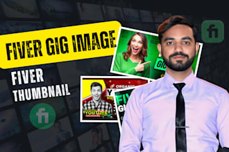 design your fiver gig thumbnail, fiverr image, fiverr banner
