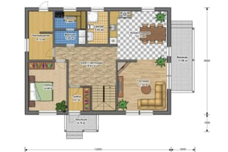 render color architectural plan, subdivision landscape layout design, site plan