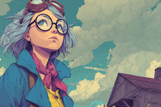 create cruixie custom comic book illustrations in your style