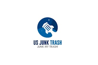 design premium inventive junk trash logo