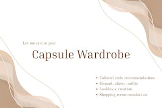 develop a capsule wardrobe to suit your style and budget