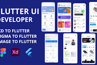 convert figma to flutter, design flutter apps, bespoke flutter UI