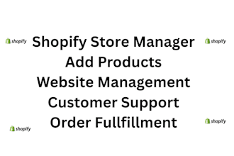 manage your shopify store, shopify store manager