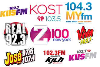 promote your music across multiple radio, myfm, kiis fm los angeles, the breeze