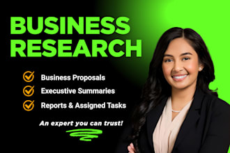 write detailed business proposals, reports, plans, and executive summaries