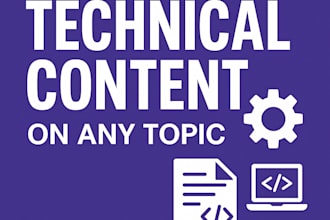 write professional technical content, documentation, and guides