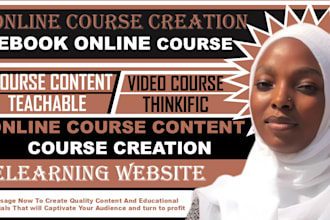 create ebook online course, online course content, course creation on thinkific