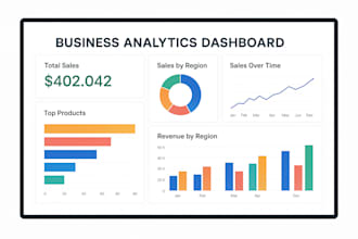 build business dashboards in excel or power bi