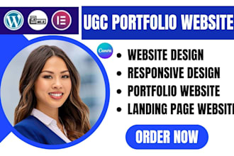 canva website ugc portfolio canva website canva landing page ugc portfolio canva