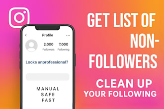identify all your non followers on instagram unfollow