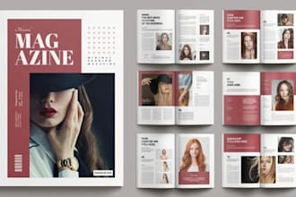 design product catalog, magazine, lookbook, catalog design and magazine design