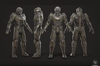create 3d character modelling