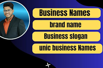 create catchy business name ideas, brand names, and slogans