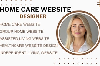 design website for group home home care independent living assisted living