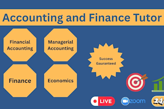 be  your accounting, finance and economics tutor