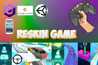 do professional reskin mobile games and get ready to publish