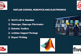 do matlab, simulink, robotics and electronics projects