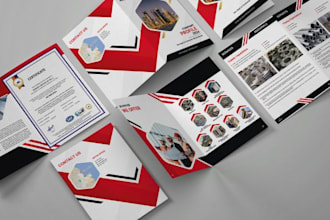 create a high converting legal brochure with clear structure and call to action
