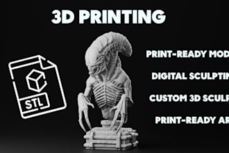 sculpt 3d model for 3d printing