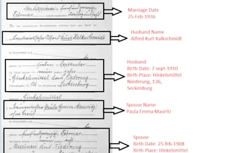 transcribe and translate old german church and civil records