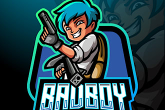 make best pubg gaming mascot logo