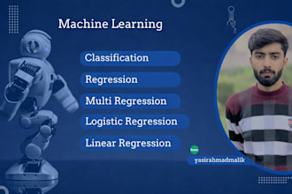 do a machine learning project, regression and classification in python