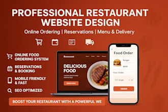 design restaurant website food website restaurant social media marketing