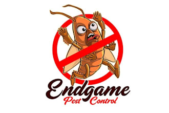 design pest control insects logo