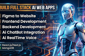 build ai website, ai saas app, ai chatbot, full stack website