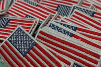 design and manufacture custom embroidered hand made patches, digitize and ship