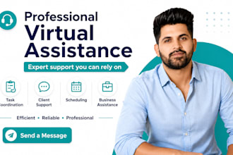 be your dedicated virtual assistant and project manager