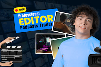 edit an interesting trailer for your podcast and viral reel