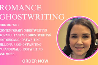 ghostwrite, rewrite entertaining romance story