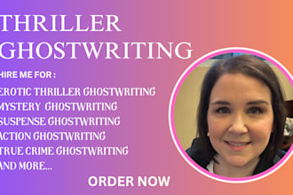 ghostwrite, rewrite entertaining thriller, mystery, crime story