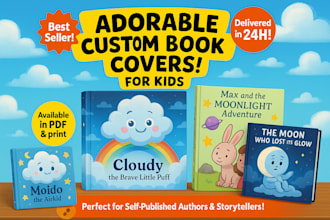 design children storybook cover art