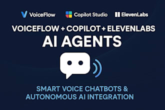 build voiceflow copilot studio chatbots autonomous agent setup with elevenlabs