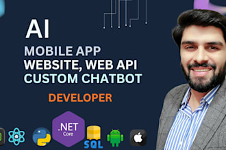 do ai mobile app , ai website, app developer