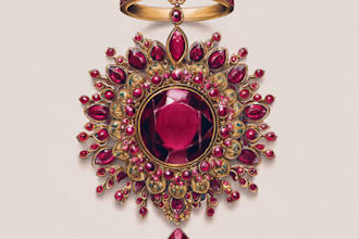 draw a jewelry design, illustration or a sketch of jewelry